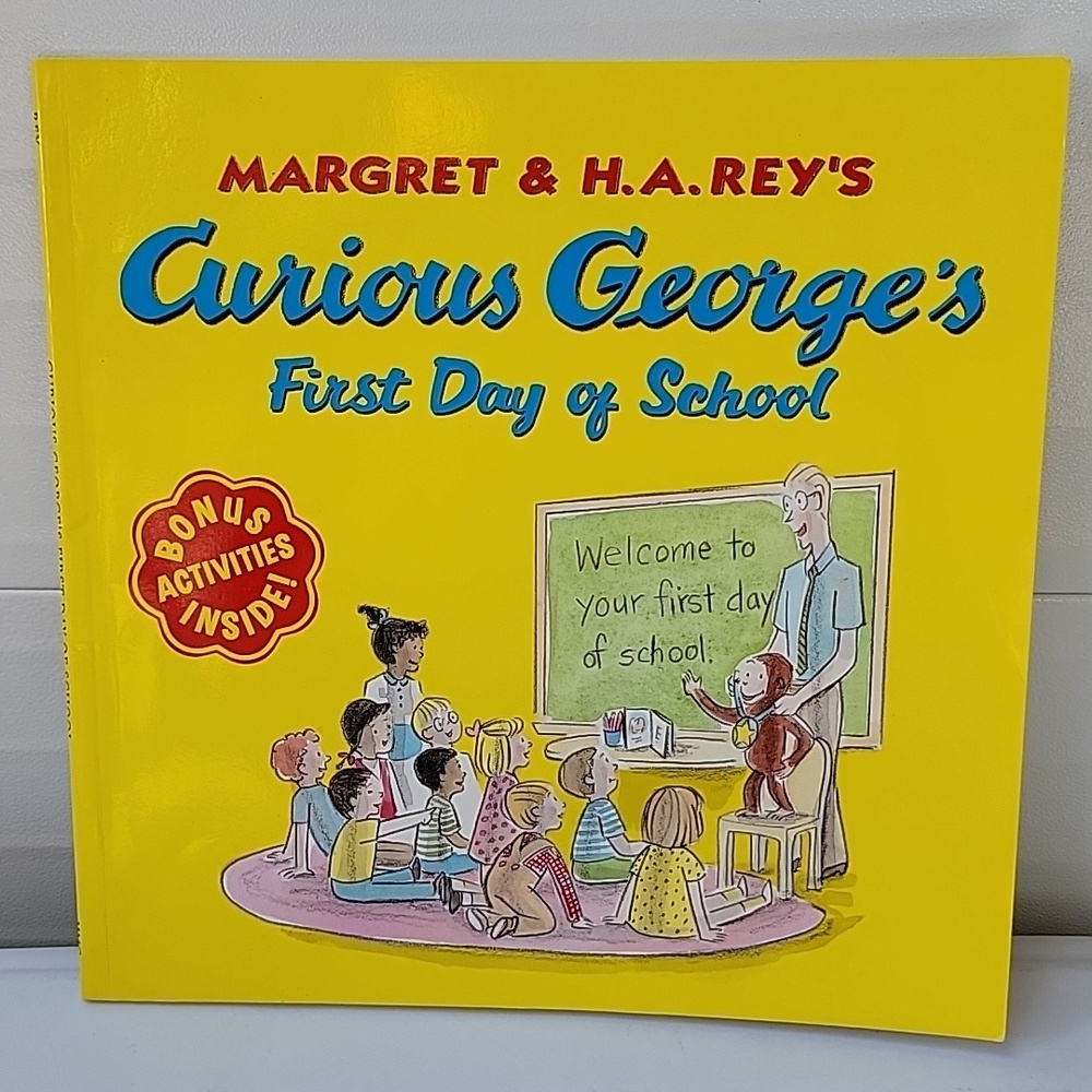 Curious George first gay of school by Margaret and H.A.Rey's